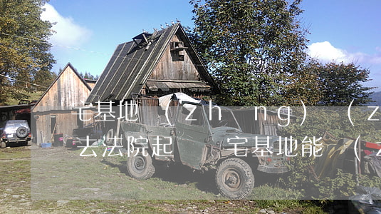 宅基地爭(zhēng)執(zhí)可以去法院起訴嗎(宅基地能執(zhí)行嗎 法院)