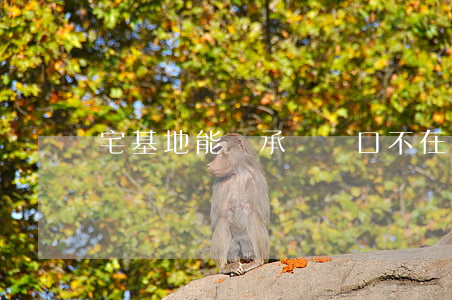 宅基地能繼承嗎(戶口不在老家,宅基地能繼承嗎)