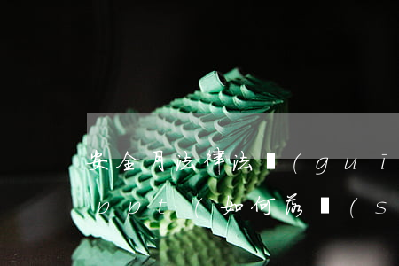 安全月法律法規(guī)培訓(xùn)ppt(如何落實(shí)安全生產(chǎn)主體責(zé)任ppt2017年安全生產(chǎn)月培訓(xùn)課程)