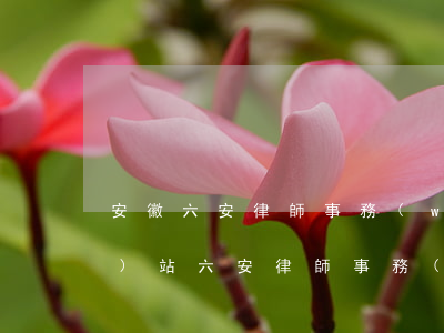 安徽六安律師事務(wù)所網(wǎng)站(六安律師事務(wù)所免費咨詢)