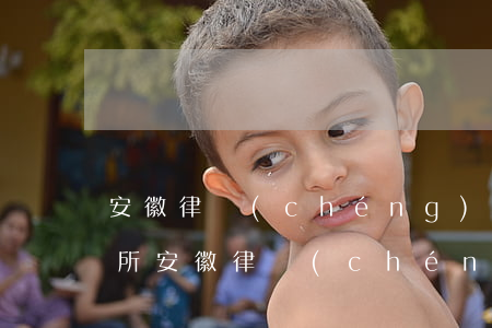 安徽律誠(chéng)律師事務(wù)所(安徽律誠(chéng)律師事務(wù)所)