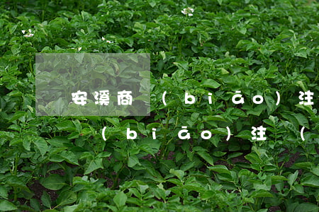 安溪商標(biāo)注冊(cè)(安溪商標(biāo)注冊(cè))