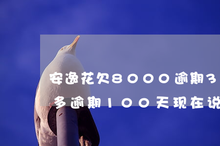 安逸花欠8000逾期3个月(安逸花欠2万多逾期100天现在说要上门是真的吗)