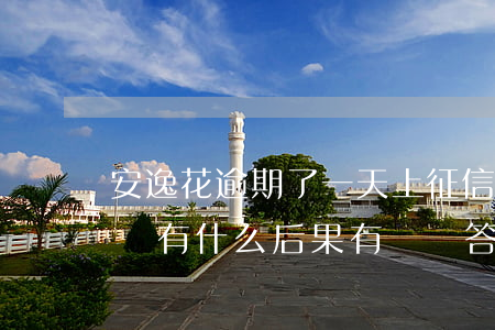 安逸花逾期了一天上征信嗎(安逸花逾期一天會有什么后果?,有獎問答)