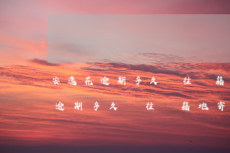 安逸花逾期多久會往戶籍地寄東西-安逸花逾期多久會往戶籍地寄東西呢