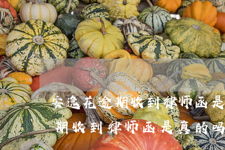 安逸花逾期收到律师函是真的吗-安逸花逾期收到律师函是真的吗还是假的