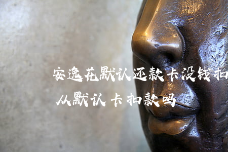 安逸花默认还款卡没钱扣怎么办-安逸花只从默认卡扣款吗