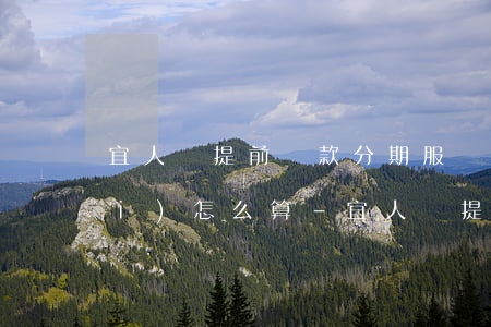 宜人貸提前還款分期服務(wù)費(fèi)怎么算-宜人貸提前還款分期服務(wù)費(fèi)怎么算的