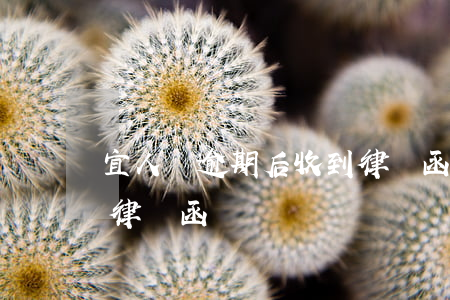 宜人貸逾期后收到律師函(宜人貸發(fā)律師函)