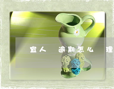 宜人貸逾期怎么處理(宜人貸款逾期會怎么樣)