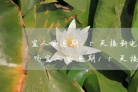 宜人贷逾期15天接到电话说要结清是真的吗，宜人贷逾期15天，接到电话要求结清是否真实？