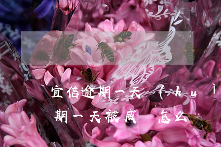宜信逾期一天會(huì)怎樣(宜信貸款逾期一天被威脅怎么辦)