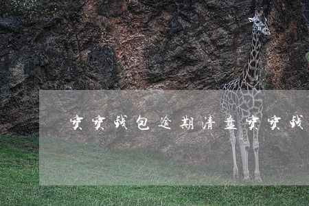 宝宝钱包逾期清盘(宝宝钱包逾期清盘怎么办)