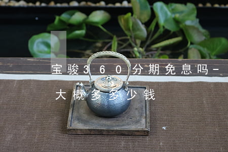 宝骏360分期免息吗-宝骏360零首付大概多多少钱