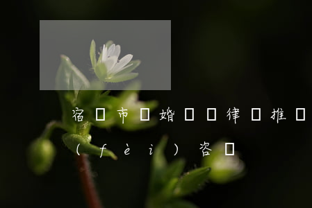 宿遷市離婚糾紛律師推薦(宿遷離婚律師免費(fèi)咨詢)