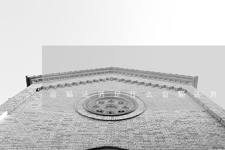 富猫法务是什么(富猫法务是什么模式)