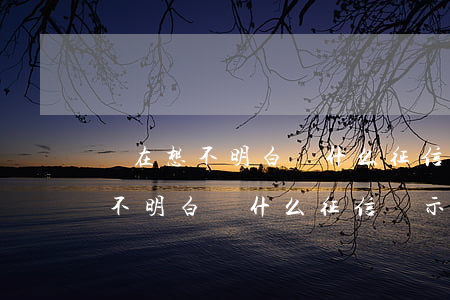 實在想不明白為什么征信顯示逾期-實在想不明白為什么征信顯示逾期了呢