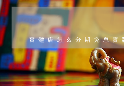 實體店怎么分期免息(實體店分期怎么辦理)