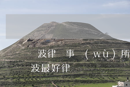 寧波律師事務(wù)所哪個(gè)好(寧波最好律師)