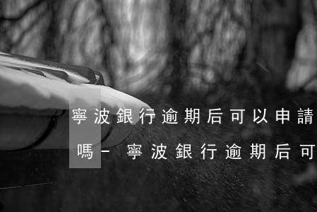 寧波銀行逾期后可以申請(qǐng)延期嗎-寧波銀行逾期后可以申請(qǐng)延期嗎還款嗎