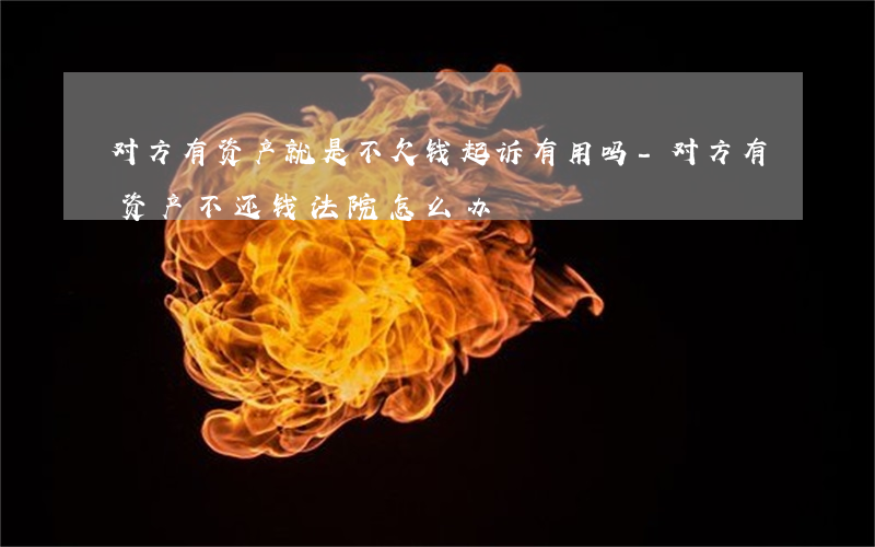 对方有资产就是不欠钱起诉有用吗-对方有资产不还钱,法院怎么办
