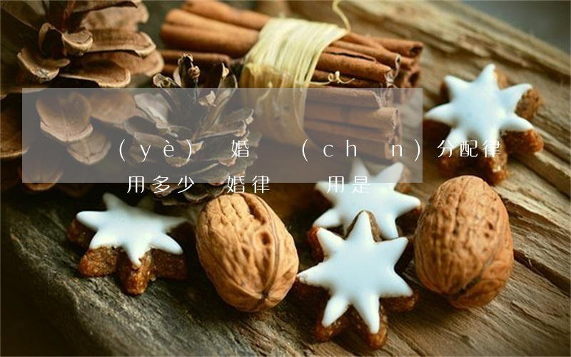 專業(yè)離婚財產(chǎn)分配律師費用多少(離婚律師費用是)
