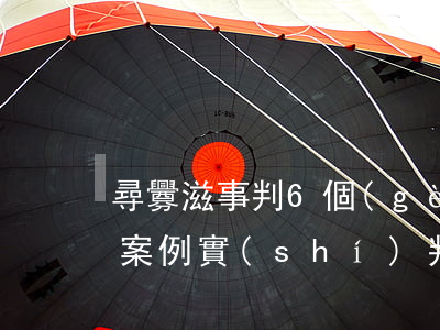 尋釁滋事判6個(gè)月的案例(尋釁滋事案例實(shí)判)