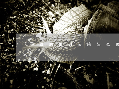 尋釁滋事到法院怎么做(遇到尋釁滋事如何處理)