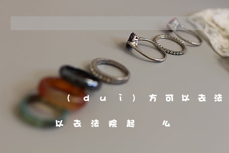 對(duì)方可以去法院起訴我嗎(自己可以去法院起訴么)