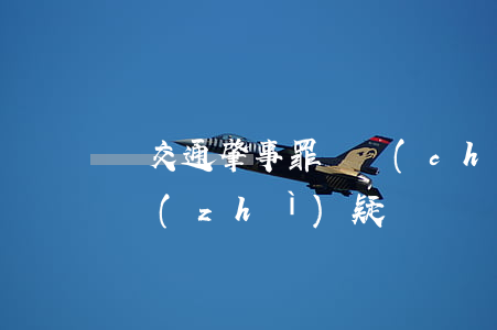 對交通肇事罪財產(chǎn)抵刑條款的質(zhì)疑