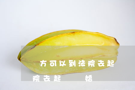 對方可以到法院去起訴離婚嗎(對方可以到法院去起訴離婚嗎)