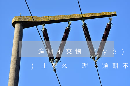 對逾期不交物業(yè)管理費的業(yè)主怎么處理（對逾期不交物業(yè)管理費的業(yè)主）