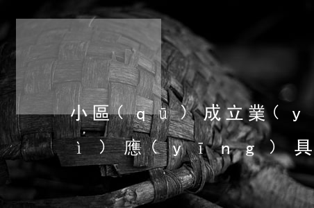 小區(qū)成立業(yè)主大會(huì)應(yīng)具備什么條件