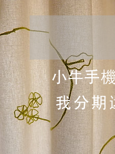 小牛手機(jī)分期逾期(小牛分期倒閉了我分期還沒還完怎么辦)