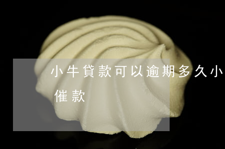 小牛貸款可以逾期多久(小牛分期三年之后又催款)