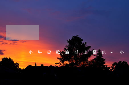 小牛貸款逾期上征信-小牛貸上征信嗎