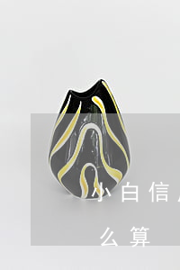 小白信用卡利息-2021年信用卡利息怎么算