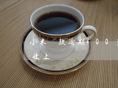 小米貸款逾期400多(小米貸款逾期1年催收上門)