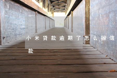 小米貸款逾期了怎么辦（信用卡逾期借小米貸款）