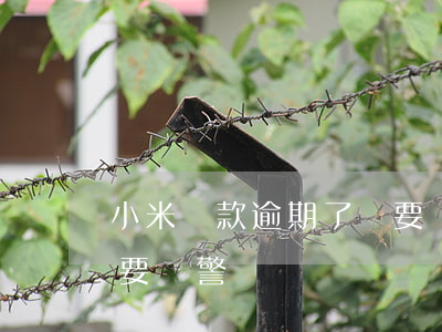 小米貸款逾期了說要報警(小米貸款逾期了說要報警)