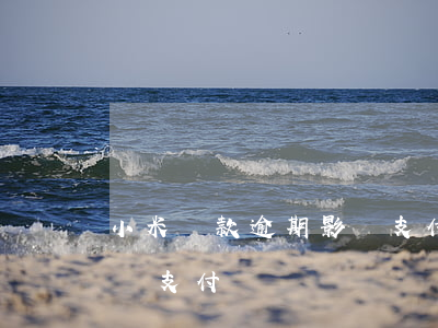 小米貸款逾期影響支付寶嗎(小米貸款逾期影響支付寶嗎)