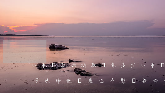 小米貸款逾期能減免多少(小米貨款逾期幾天可以降低額度,也不影響征信呢?)