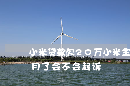 小米贷款 欠20万(小米金融欠了一万多两个月了会不会起诉)