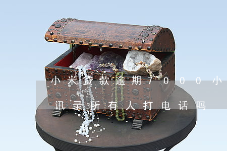小米贷款逾期7000(小米贷款逾期会给通讯录所有人打电话吗)