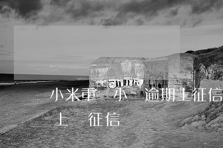 小米重慶小貸逾期上征信(小米貸款逾期多久上報征信)