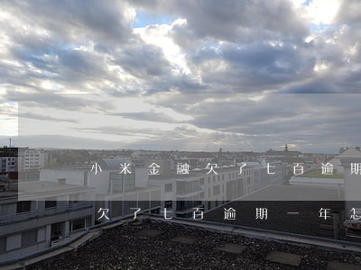 小米金融欠了七百逾期一年怎么辦(小米金融欠了七百逾期一年怎么辦)