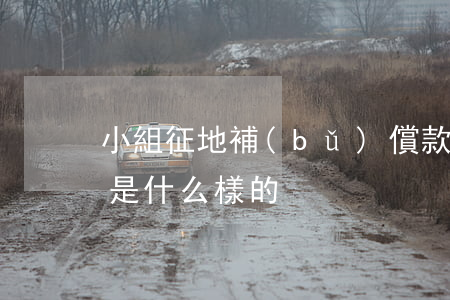 小組征地補(bǔ)償款發(fā)放原則是什么樣的