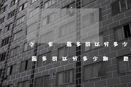 小贏卡貸最多可以分多少期還款-小贏卡貸最多可以分多少期還款啊