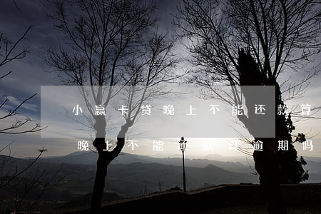 小赢卡贷晚上不能还款算逾期吗-小赢卡贷晚上不能还款算逾期吗怎么办