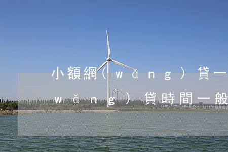 小額網(wǎng)貸一般多久能下來(網(wǎng)貸時間一般多久)